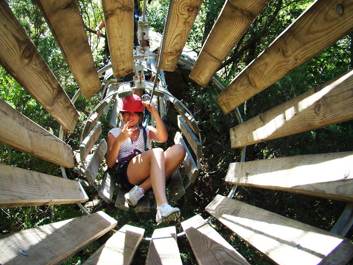 parc aventure Baratier été