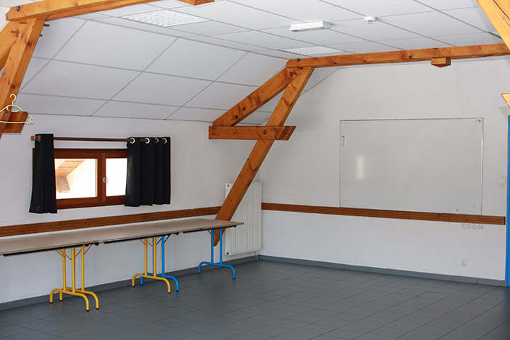 salle d'activité classe de découverte